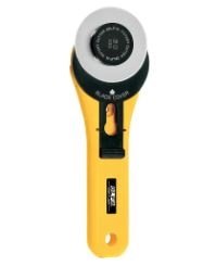 Rollschneider OLFA Sonderedition 60 mm mit langlebiger Rotationsklinge - gelb