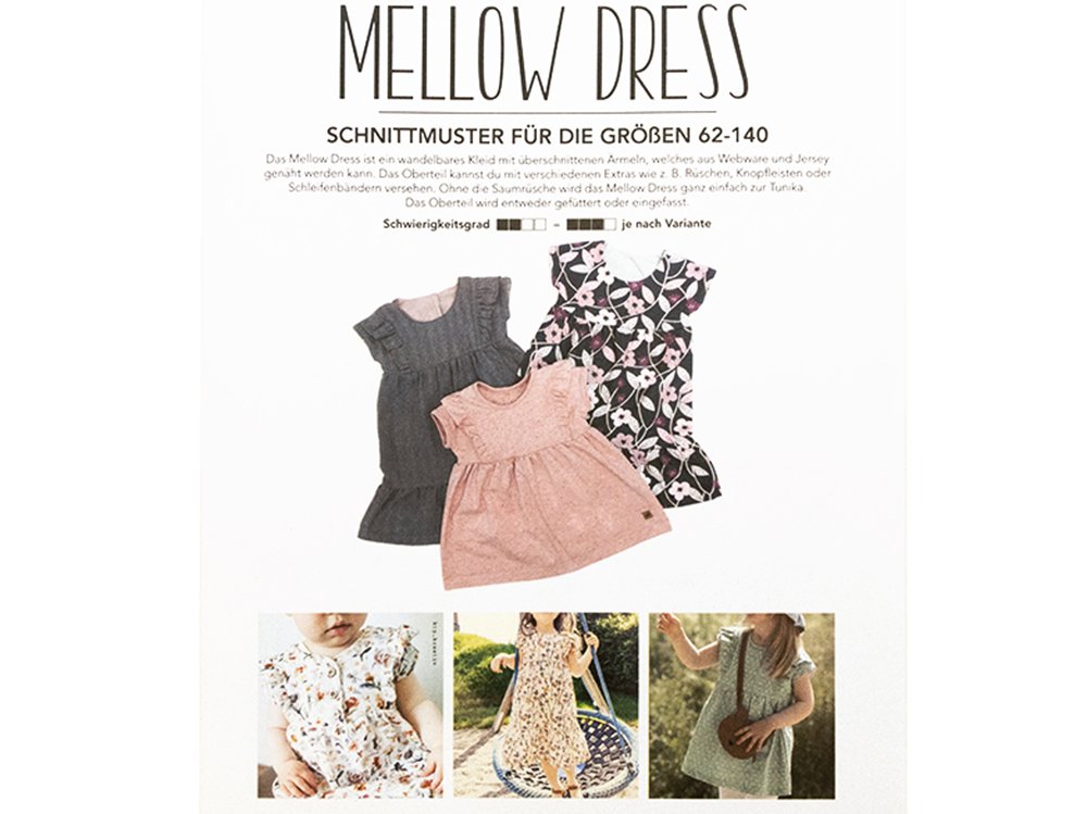 Papierschnittmuster Schleiferlwerk - Mellow Dress - Baby / Kleinkind / Kind