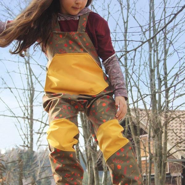 Papierschnittmuster lovely outdoor pants by LovelySewDesign - Matschhose - Kids