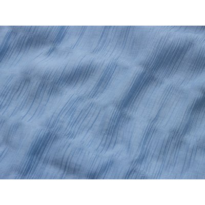 Gecrashte Webware - Seersucker - Viskosemix - uni indigoblau