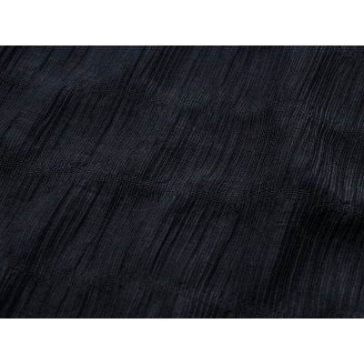 Gecrashte Webware - Seersucker - Viskosemix - uni schwarz