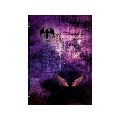 Sweat French Terry PANEL ca.  205cm x 140cm Digitaldruck Rising Angel by VerNÄHbar - Hoffnungsengel - lila