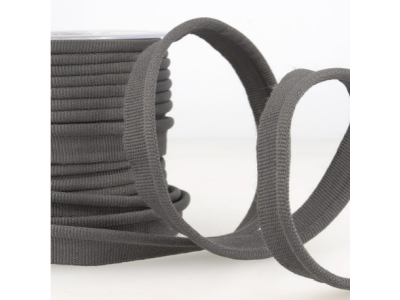 Paspelband Biese 6 mm - uni anthrazit