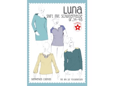 Schnittmuster Luna - Passenshirt für Damen