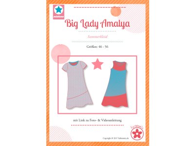 Schnittmuster Big Lady Amalya - Sommerkleid für Damen