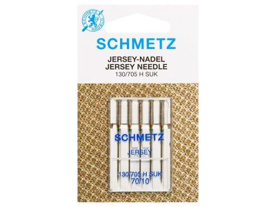  Jerseynadeln Schmetz 130/705 H-SUK 70/10 Kugel - 5 Stück