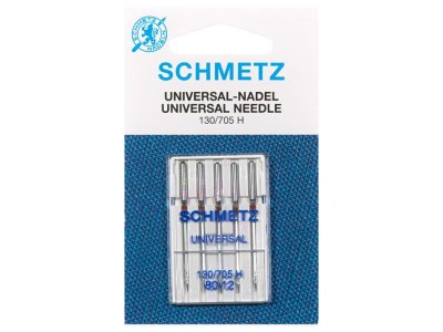 Universal Maschinennadeln Schmetz 130/705 H - 80/12 - 5 Stück