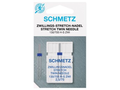 Zwillingsnadel Schmetz 130/705 H-S ZWI Stretch 75/2,5 mm