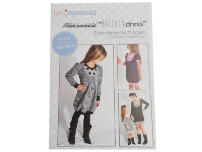 Papier-Schnittmuster Lenipepunkt - Kleid "Balloondress" - Mädchen