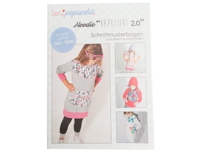 Papier-Schnittmuster Lenipepunkt - Hoodie "Kapuziert 2.0" - Kids