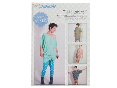 Papier-Schnittmuster Lenipepunkt - Longshirt "Snoetshirt" - Damen