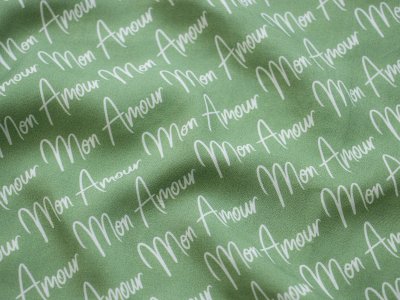 Webware Viskose Swafing Chloé by lycklig design - Mon Amour - altgrün