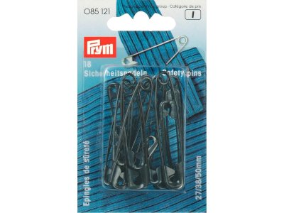 Sicherheitsnadeln 19-50mm Prym - silberfarben