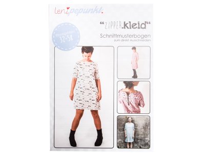 Papier-Schnittmuster Lenipepunkt - Kleid "Zipperkleid" - Damen