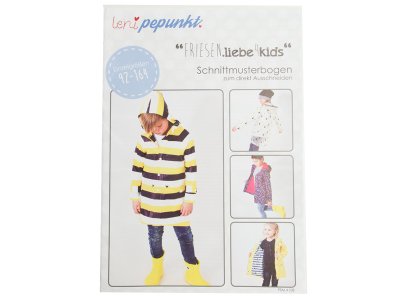 Papier-Schnittmuster Lenipepunkt - Regenjacke "Friesenliebe" - Kids