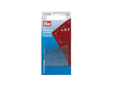 Nähnadeln halblang Prym ST 3-7 - silberfarben - 20 Stück