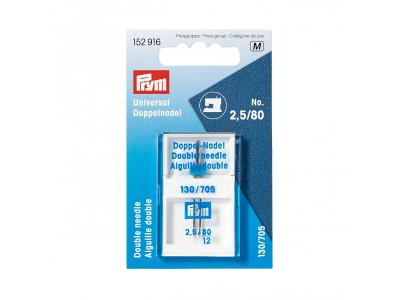 Schmetz Universal Zwillings-Nadeln 1 Stk. 80/2,5mm Prym 