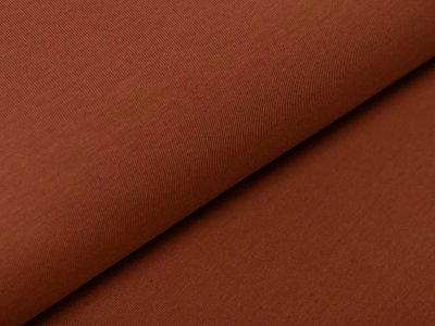 Leicht angerauter Interlock Snoozy - uni altorange