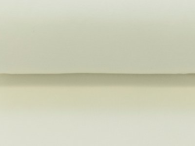 Glattes Bündchen im Schlauch - uni wollweiß