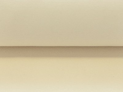 Glattes Bündchen im Schlauch - uni beige