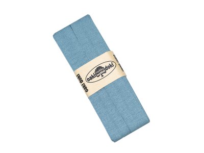 Jersey Schrägband Oaki doki gefalzt 20 mm x 3 m - petrol