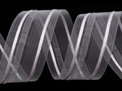 Gardinenband Bleistiftfalten Breite 40 mm - transparent