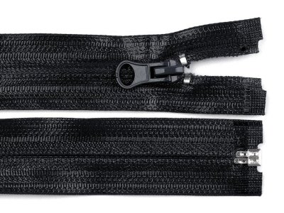 Reißverschluss teilbar - Länge 60 cm -  wasserfest schwarz