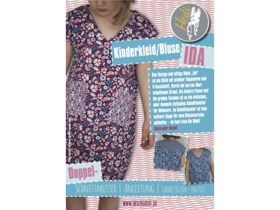 Papierschnittmuster Hedi - Kleid/Bluse Ida - Mädchen