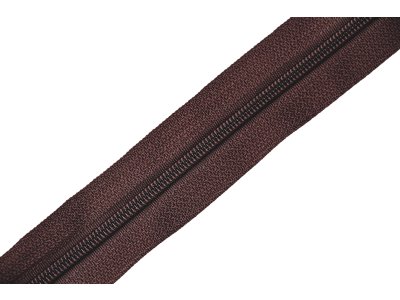 Endlosreißverschluss 3mm - dunkelbraun