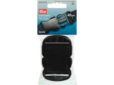 Prym Steckschnalle 40mm - schwarz