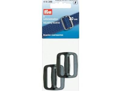  Prym 2 Leiterschnallen 30mm - schwarz