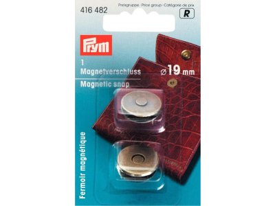 Prym Magnet-Verschluß 19mm - altgoldfarben