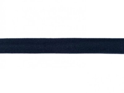 Jersey-Schrägband 20mm nachtblau