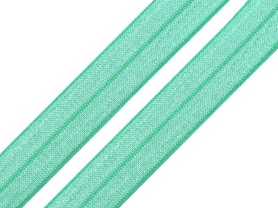 Elastisches Einfassband/Falzgummi - 20 mm glänzend - mint