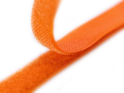 Klettband zum Aufnähen Flauschband & Hakenband ca. 20 mm - orange