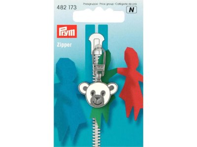 Prym Fashion-Zipper für Kinder Bär - beige