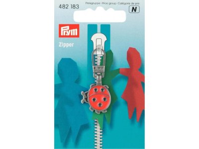 Prym Fashion-Zipper für Kinder Käfer - rot