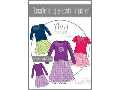 Papierschnittmuster ki-ba-doo Ylva Mix-Keid Mädchen