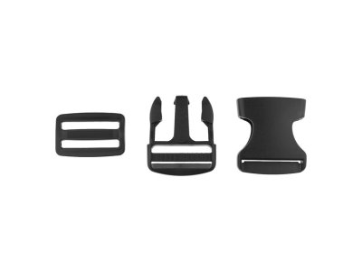 Steckverschluss Kunststoff ca. 3,8cm - schwarz