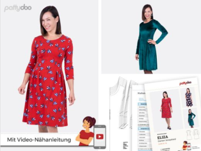 Papierschnittmuster pattydoo Kleid ELIZA - Damen