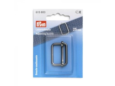 Prym Leiterschnalle Metall 25mm - anthrazit