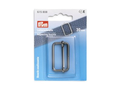 Prym Leiterschnalle Metall 30mm - anthrazit