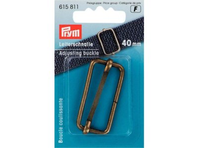 Prym Leiterschnalle Metall 40mm - altgoldfarben