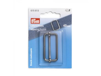 Prym Leiterschnalle Metall 40mm - anthrazit