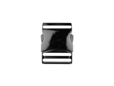 Steckschnalle Metall - 40 mm - anthrazit
