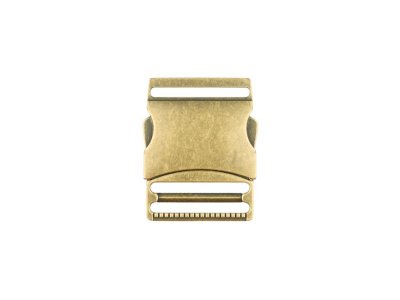 Steckschnalle Metall - 50 mm -altgold 