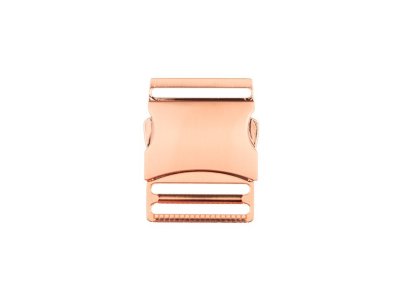 Steckschnalle Metall - 40 mm - rosegold 