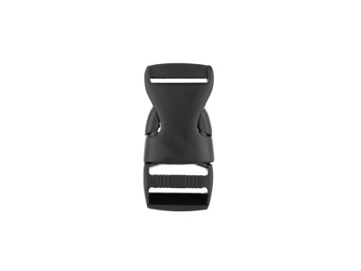 Steckschnalle Metall - 25 mm - schwarz