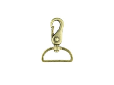 Karabiner 40 mm - altgold