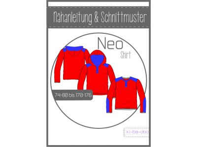 Papierschnittmuster ki-ba-doo Neo Shirt Jungen